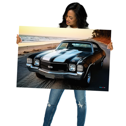 Camaro SS Beach Drive DIGITAL DOWNLOAD FILE ONLY 