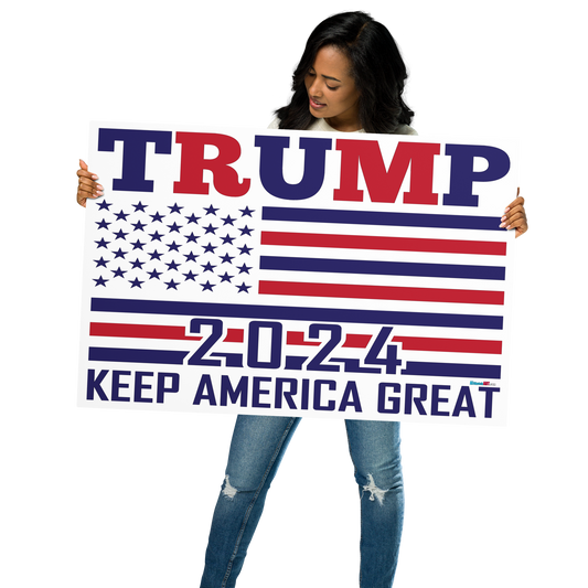 TRUMP 2024 Stride Towards the Future with Confidence and Conviction DIGITAL DOWNLOAD POSTER FILE ONLY 