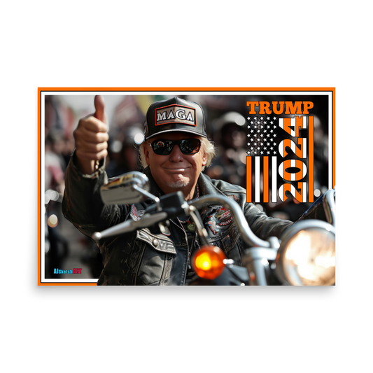 Trump election 2024 Riders for Trump – Instant Patriotic Digital Art Download No Shipping 🌞🛻🎨